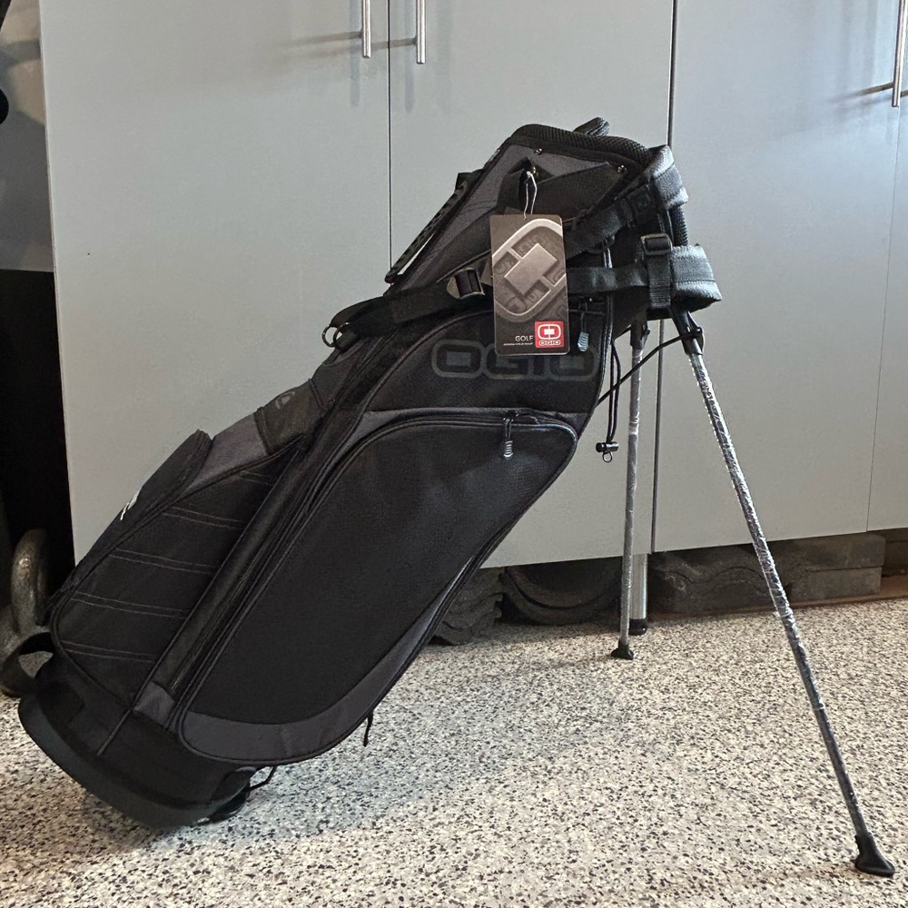 OGIO Black Golf Stand Bag with Durable Design